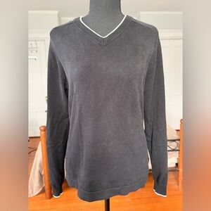 Adidas Charcoal V-Neck Sweater size M